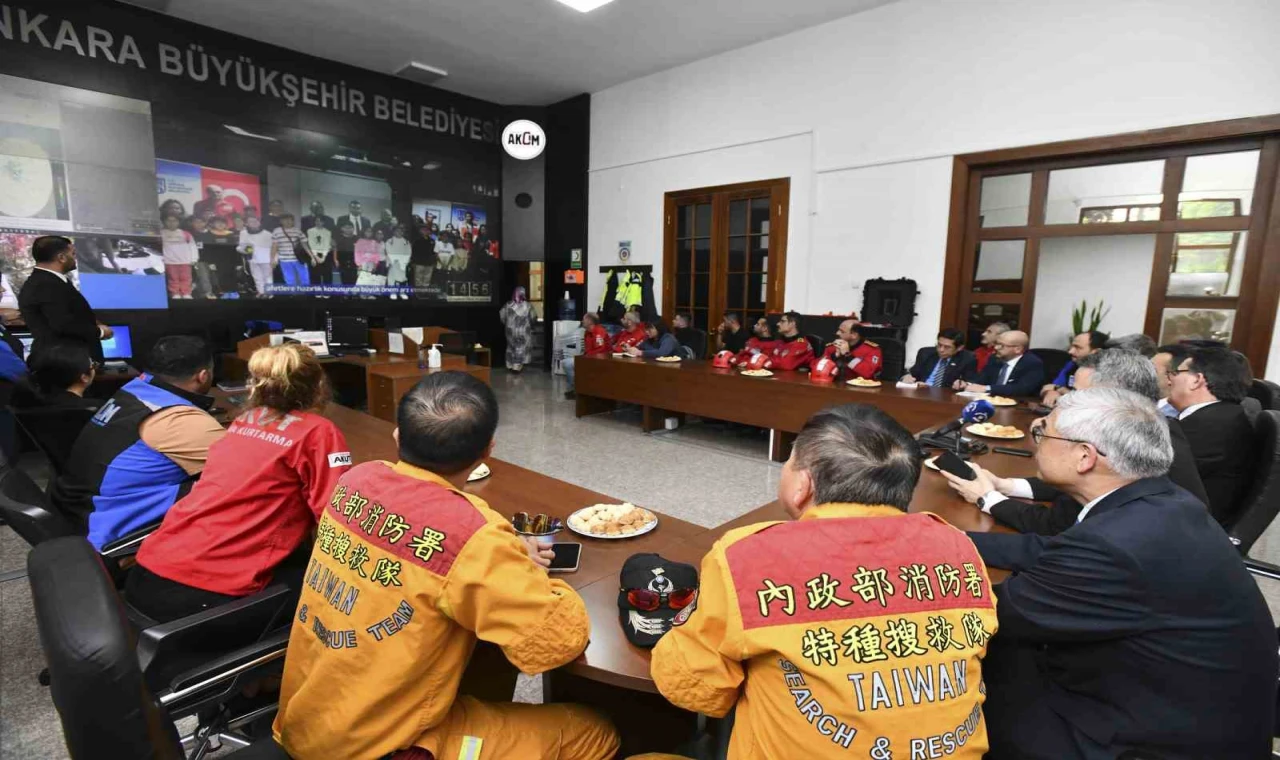 Ankara Büyükşehir Belediyesi, Tayvan Büyükelçiliği ile akıllı, dirençli ve sürdürebilir kentler toplantısı gerçekleştirdi