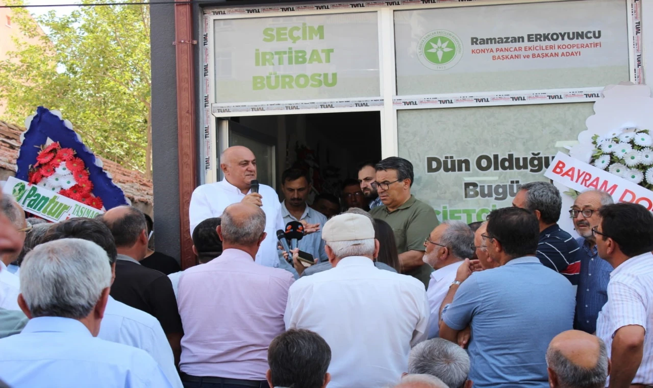 Başkan Erkoyuncu seçim bürosunu açtı