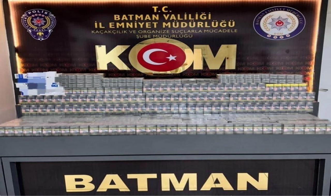 Batman’da kaçak sigara operasyonu: 1 gözaltı