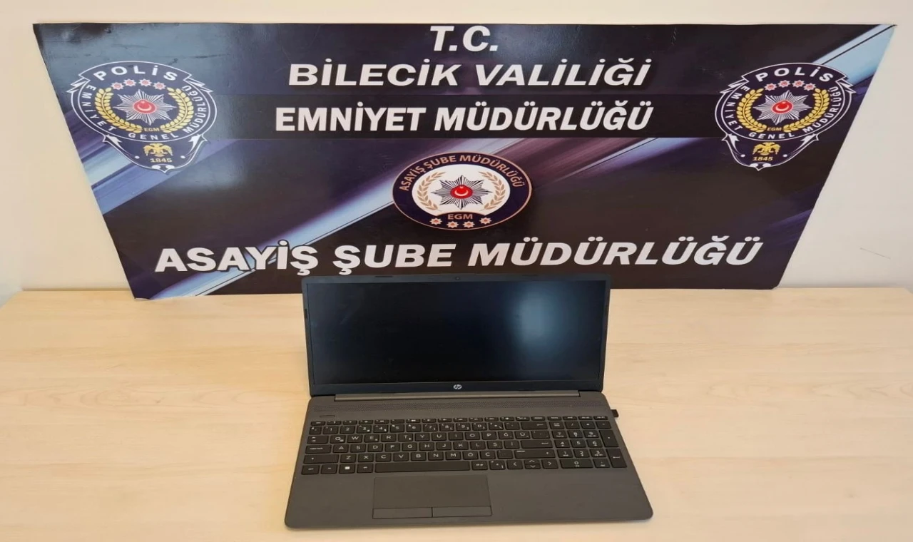 Çaldığı laptopu başka bir şahsa satan şüpheli tutuklandı