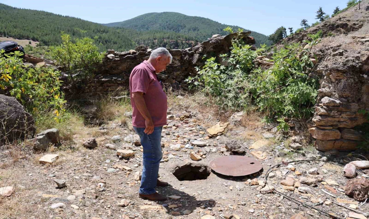 Depremde suyu çekilen kuyunun etrafındaki hayvanlar telef oluyor