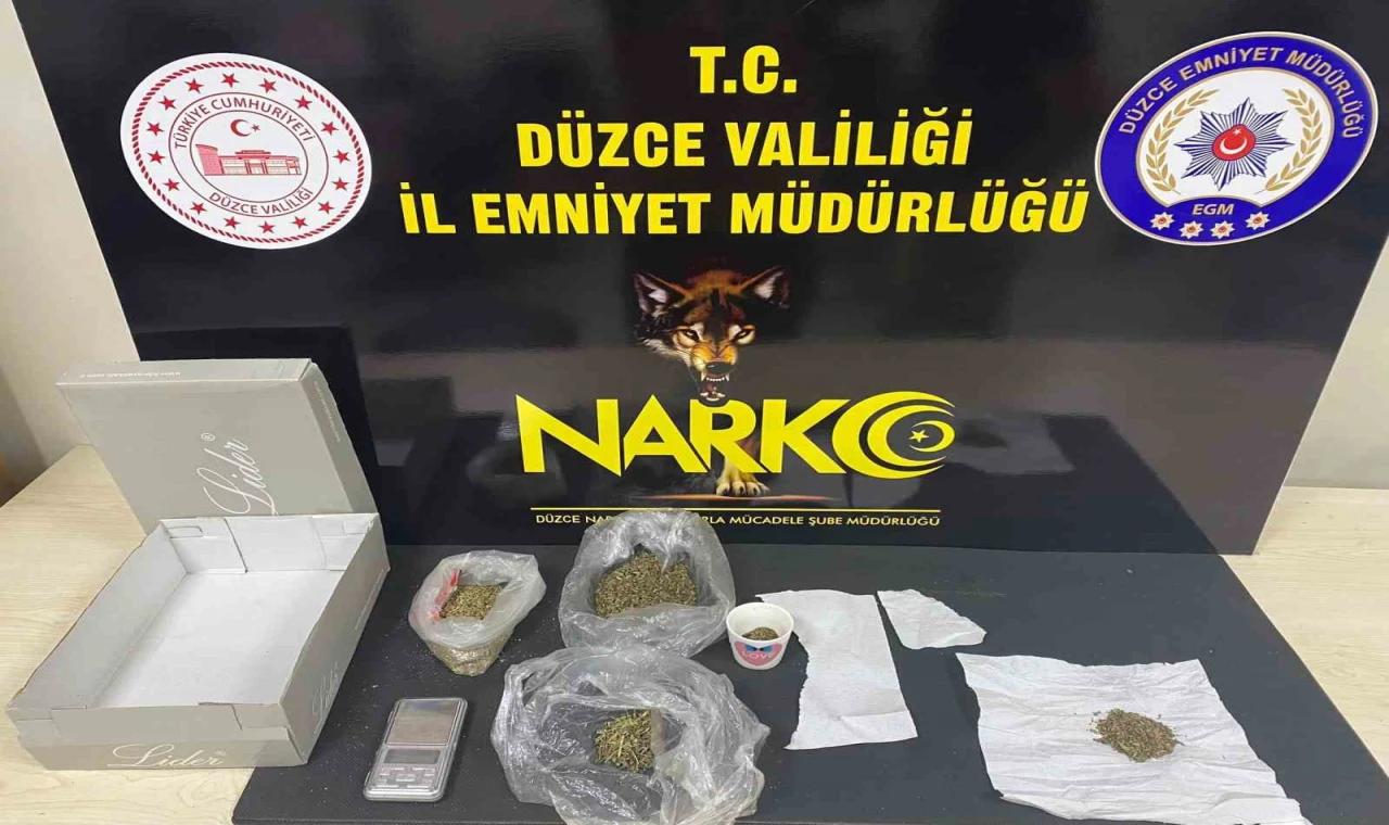 Düzce’de 65 gram uyuşturucu ele geçirildi, 1 kişi tutuklandı