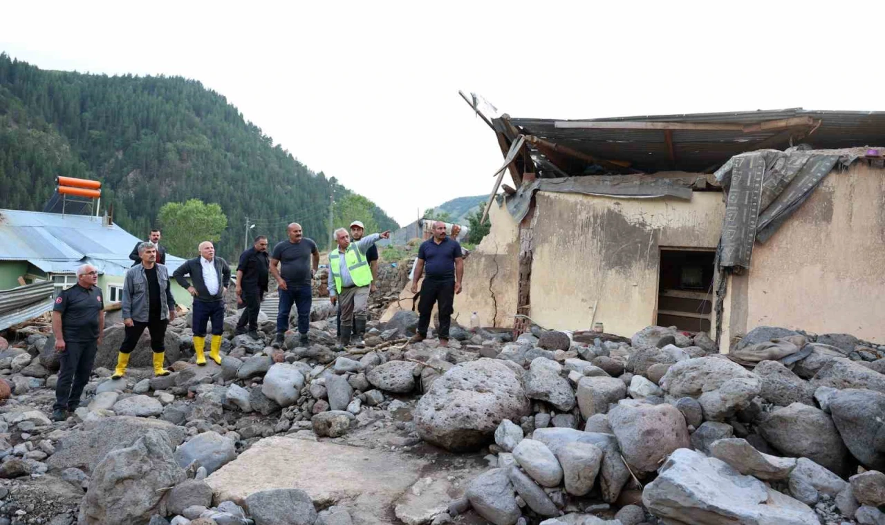 Erzurum’da selin yaraları sarılıyor