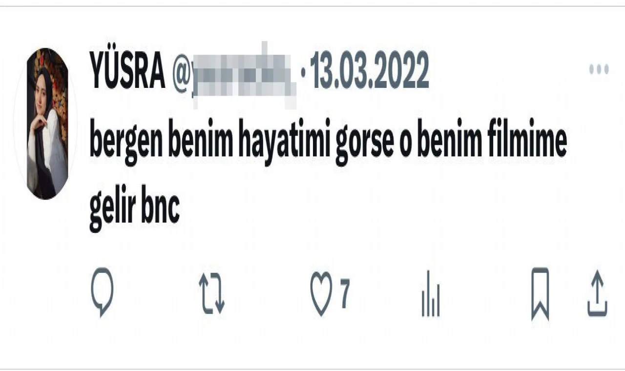 Eski eşi tarafından öldürüldü, paylaşımı yürek dağladı: ’’Bergen benim hayatımı görse bence o benim filmime gelir’’