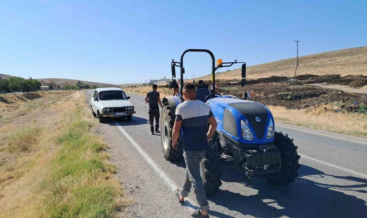 Gece evinin önüne park ettiği otomobilini sabah dere yatağında buldu