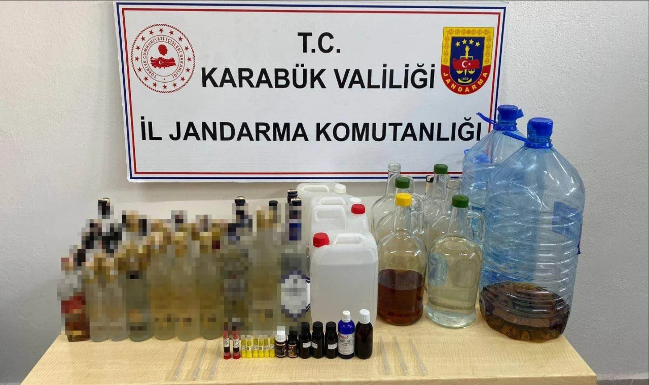 Karabük’te alkol operasyonu