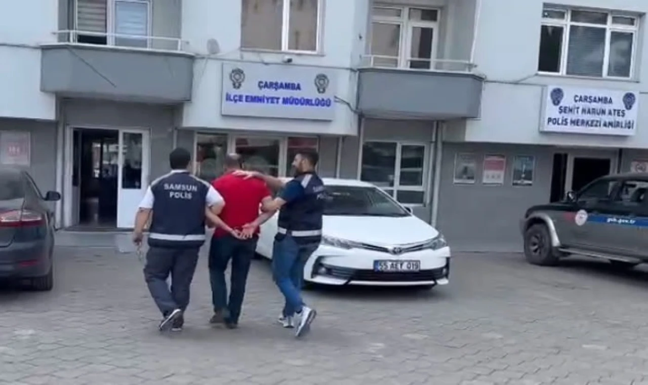 Samsun’da 43 yıl 2,5 ay hapis cezası bulunan şahıs yakalandı