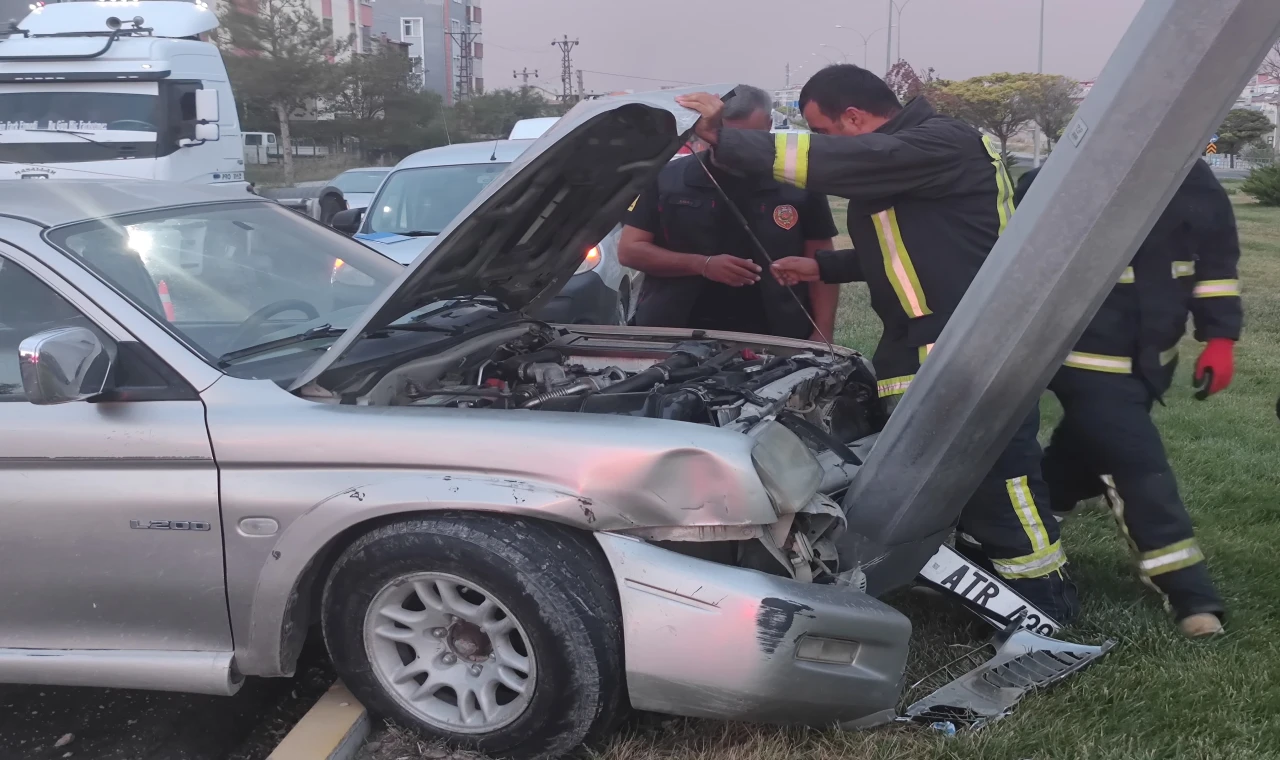 Karapınar'da trafik kazası;1 yaralı