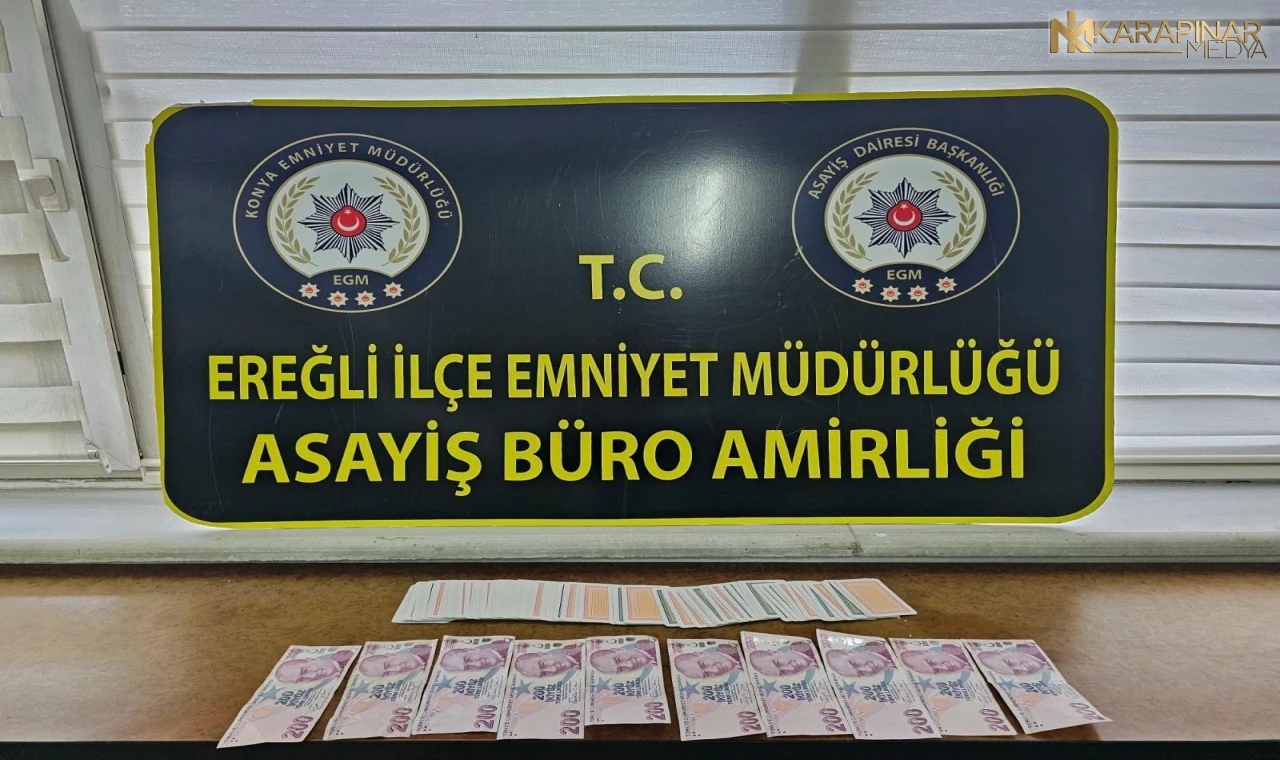 Ereğli’de kumar operasyonu: 218 bin lira ceza