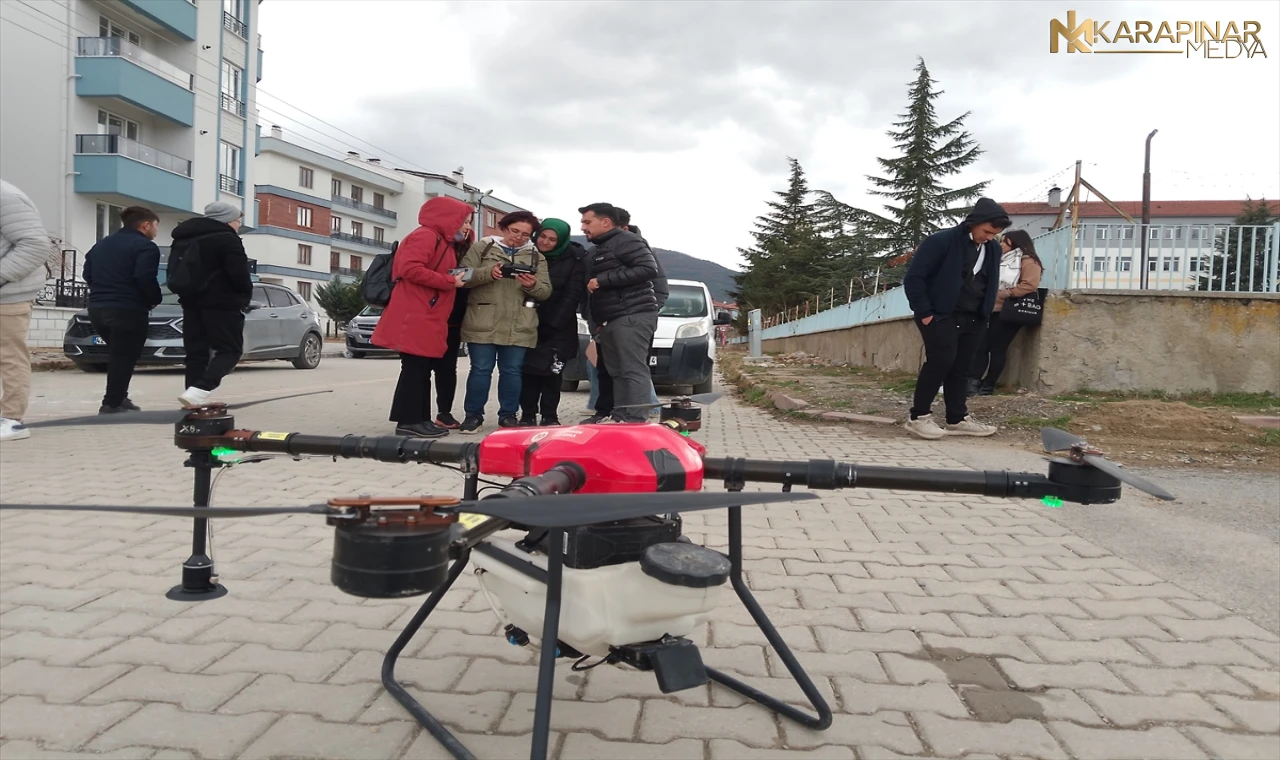 Akşehir'de "Gökyüzünden tarıma dokunuş, Akşehir'in İHA-1 pilotları" projesi başladı