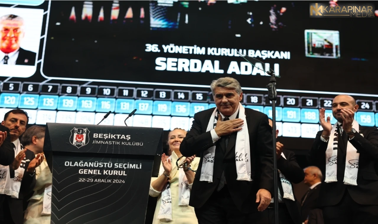 Beşiktaş’ta yeni başkan Serdal Adalı