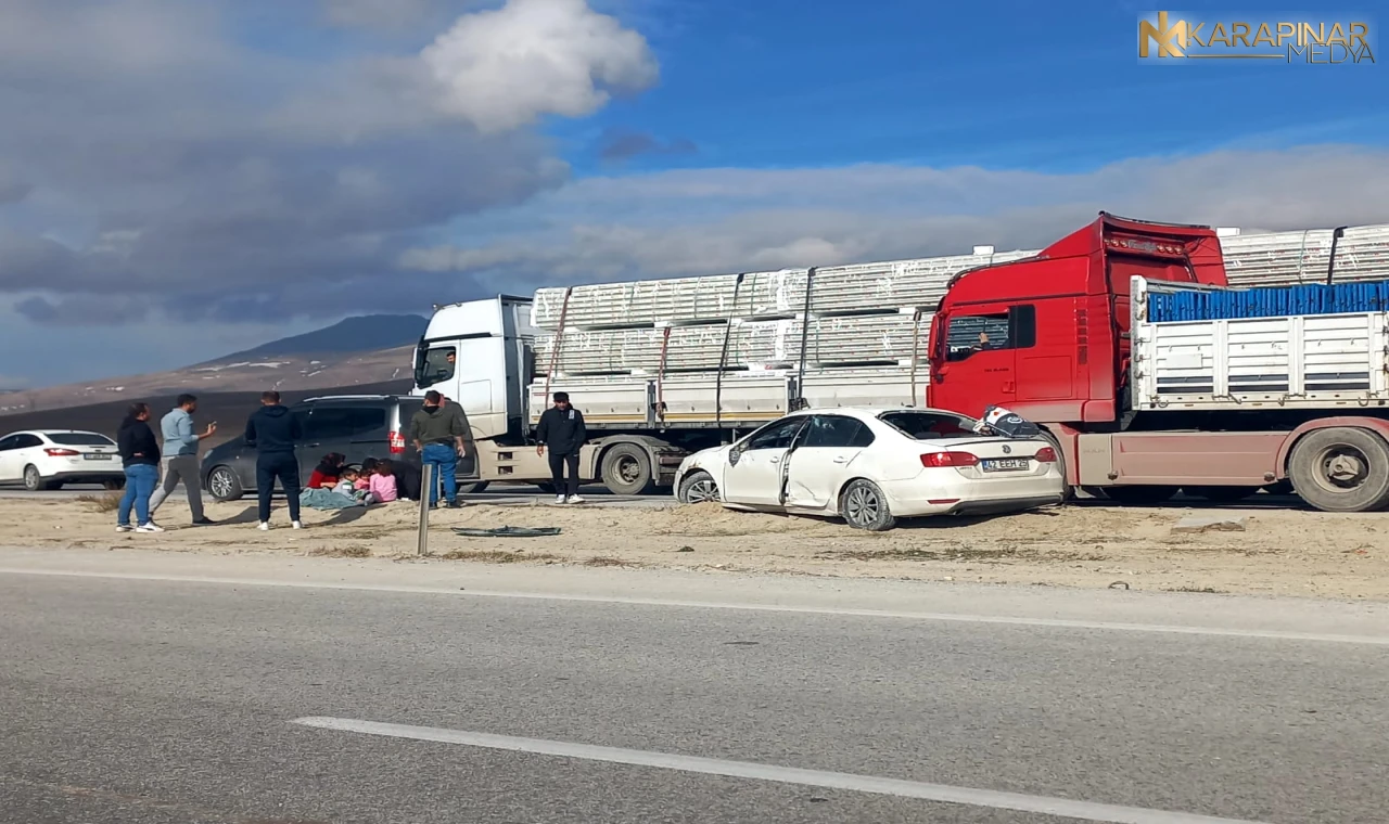 Ereğli-Karapınar karayolunda trafik kazası