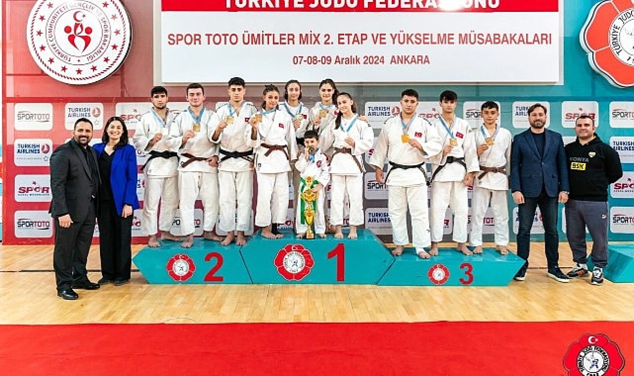 Konya Büyükşehir Belediyespor’un Judoda Bileği Bükülmüyor