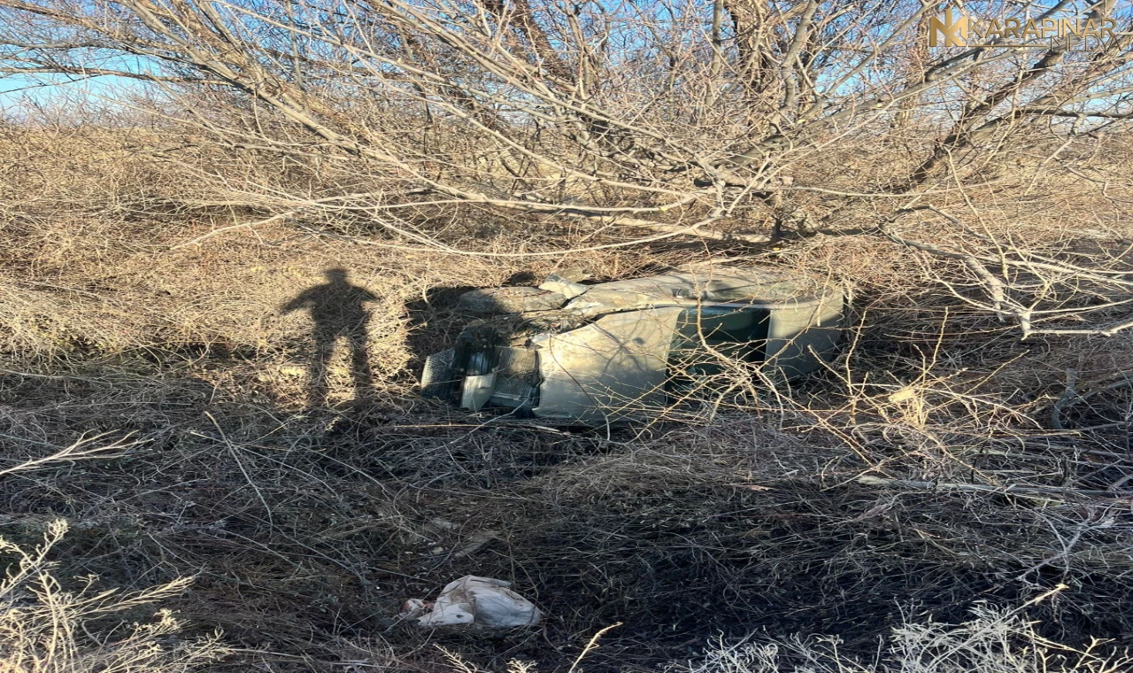 Ereğli'de Takla atan otomobilden yara almadan kurtuldu