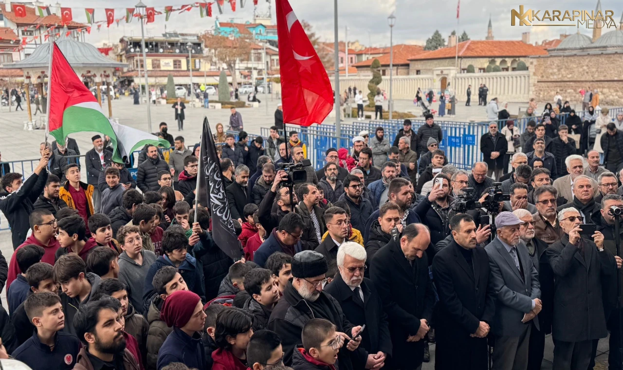 Konya'da Gazze'deki ateşkes için açıklama