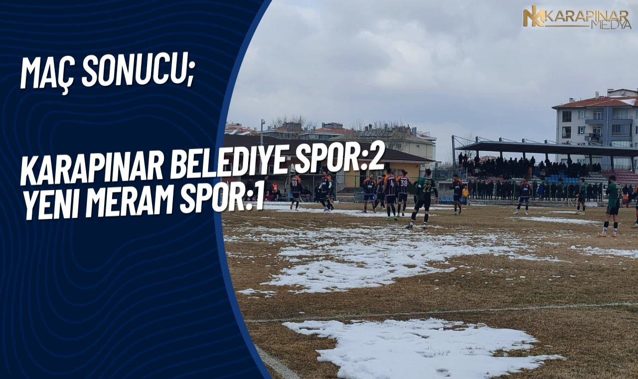 Karapınar Belediye Sporda muhteşem geri dönüş