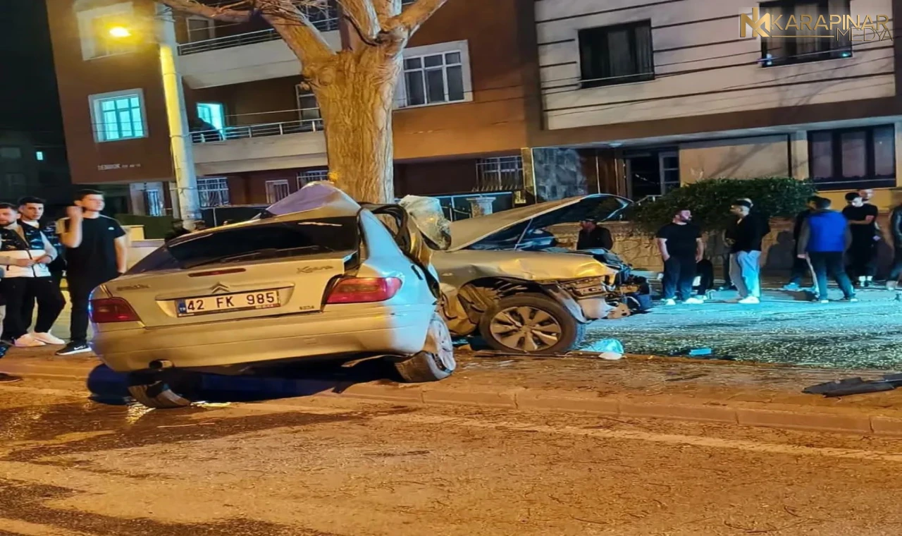 Ağaca çarpan otomobilin sürücüsü hayatını kaybetti