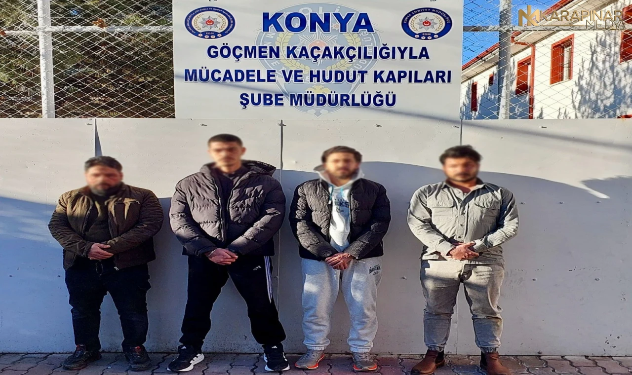 Konya Polisinden göçmen kaçakçılığı operasyonu