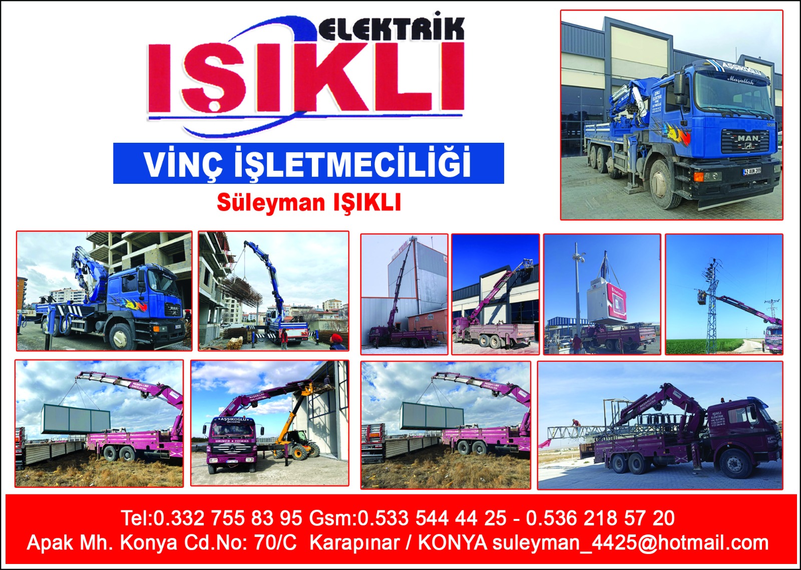 Işıklı elektrik ve vinç işletmeciliği