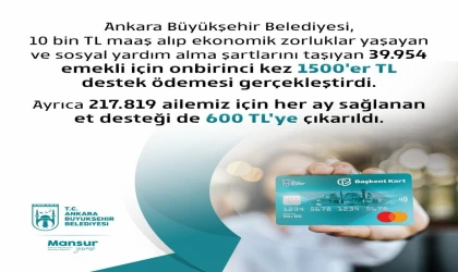 ABB emeklilerin yanında: 39 bin 954 emekliye on birinci kez destek ödemesi