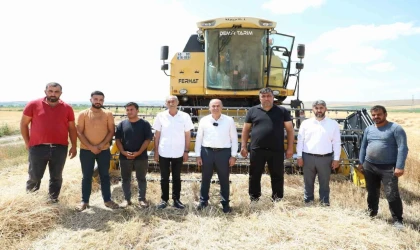 Alaca’da hasat dönemi başladı