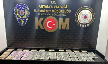 Alanya’da sahte paraya geçit verilmedi