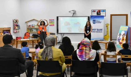 Ankara Büyükşehir Belediyesinden okul öncesi çocuklara afet farkındalık eğitimi