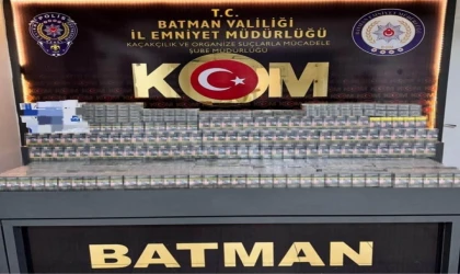 Batman’da kaçak sigara operasyonu: 1 gözaltı