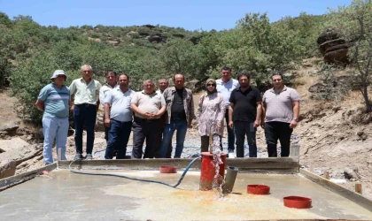 Battalmustafa’da yeni sondaj açıldı, yeterli suya ulaşıldı