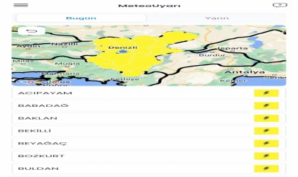 Denizli’de sel baskılarına karşı uyarı yapıldı