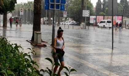 Denizli’ye kuvvetli yağış uyarısı