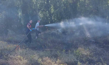 Domaniç’te makilik alanda çıkan yangın korkuttu