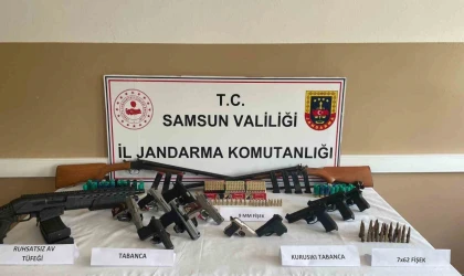 Jandarma silah operasyonu: 9 gözaltı