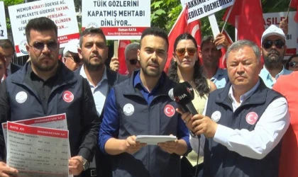 Kamu Birliği Konfederasyonu’ndan TÜİK önünde eylem