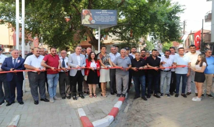 Kıbrıs Şehidi Turgutlulu Yusuf Şahin’nin adını yaşatıldı