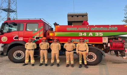 Komşudaki yangına Türkiye’den destek