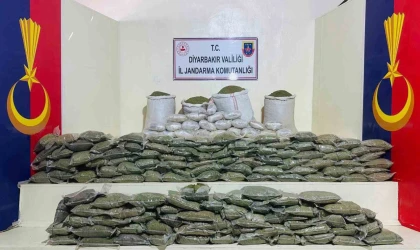 Lice’de 285 kilo esrar ele geçirildi