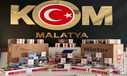 Malatya’da 74 bin 400 adet kaçak makaron yakalandı