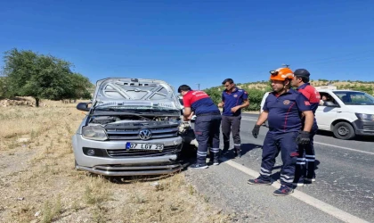 Mardin’de kamyonet ile hafif ticari araç çarpıştı: 2 yaralı