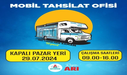 Mobil tahsilat ofisi hizmete girdi