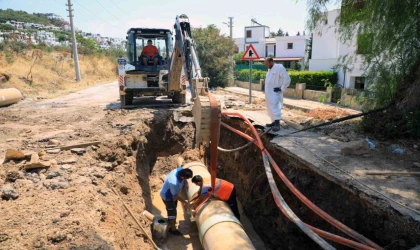 MUSKİ’den Bodrum’da 16 saatlik ‘Arıza’ mesaisi