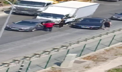 Pendik’te tehlikeli şerit değişikliği cezayla son buldu