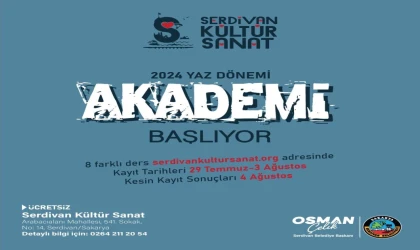 Serdivan Kültür Sanat’ta akademi başlıyor