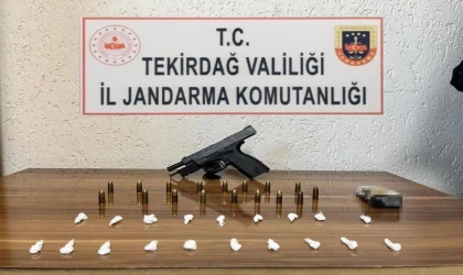 Tekirdağ’da uyuşturucu ve silah operasyonları