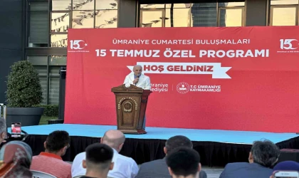 Ümraniye’de 15 Temmuz şehit ve gazileri için anma programı düzenledi