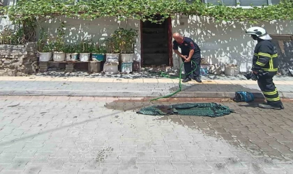 Vezirköprü’de tüp patlaması