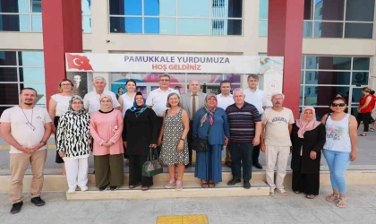 Yurtlarda misafir edilen emekliler, Denizli’nin güzelliklerini keşfediyor